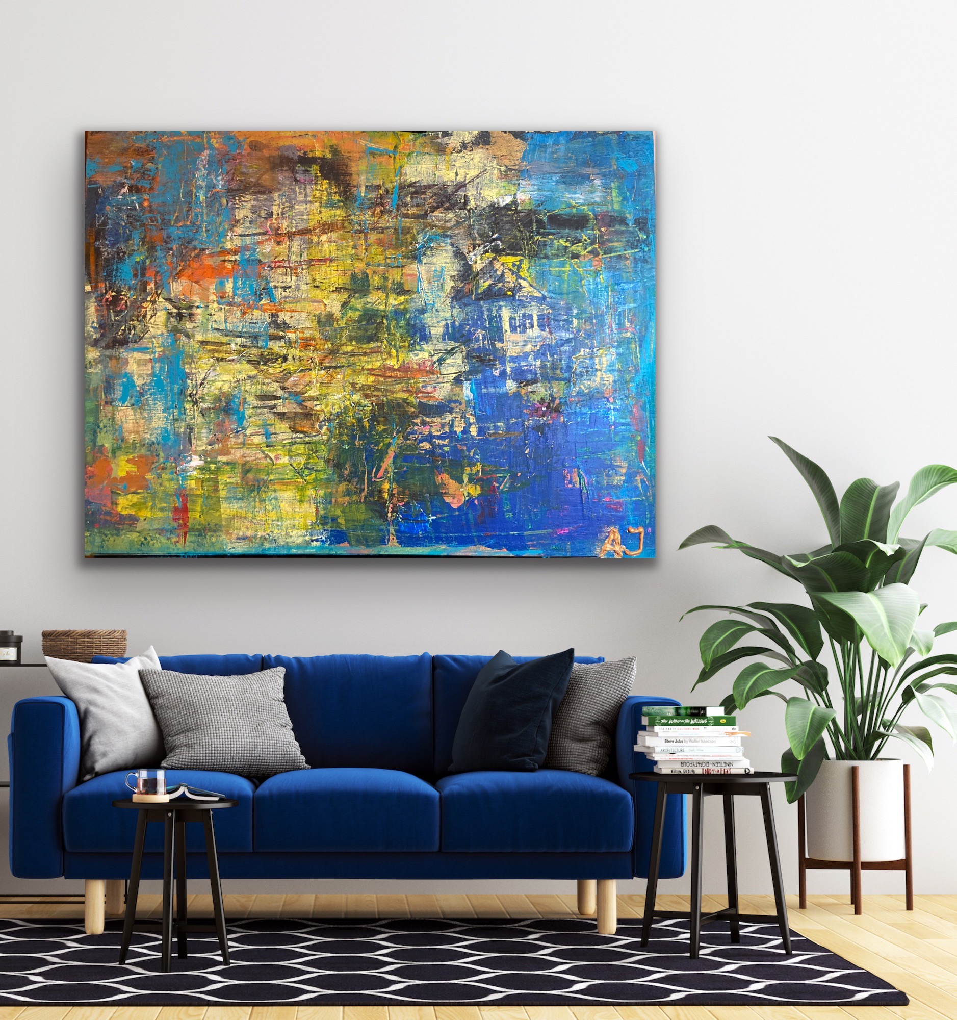 Jabbari Fine Living abstrskte Gemälde Metanoia