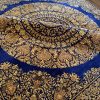 Jabbari Fine Living Gonbad Gold Blauer Teppich